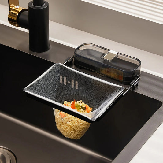 Colador de Fregadero con Ventosa – Escurridor Triangular de Cocina