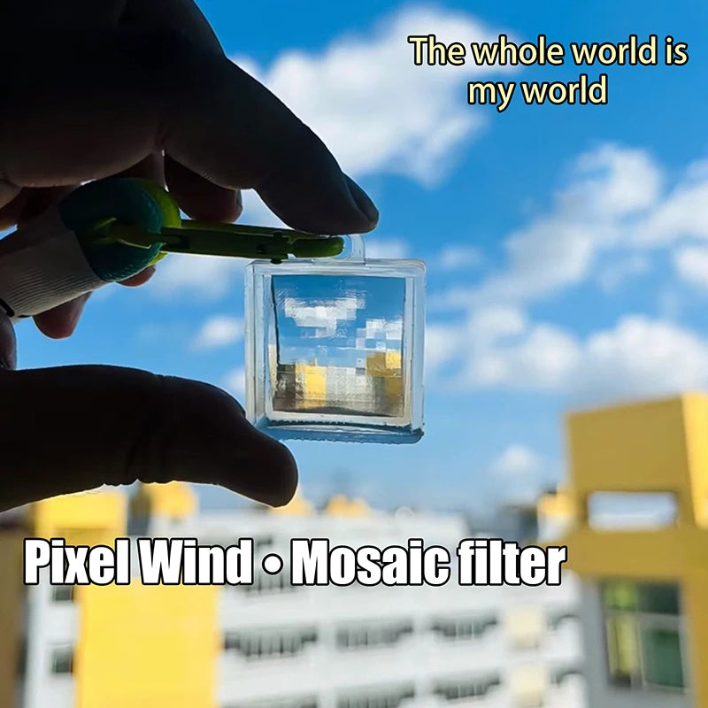 Llavero Filtro Pixel – Convierte tu Mundo en Estilo Retro Gamer Minecraft